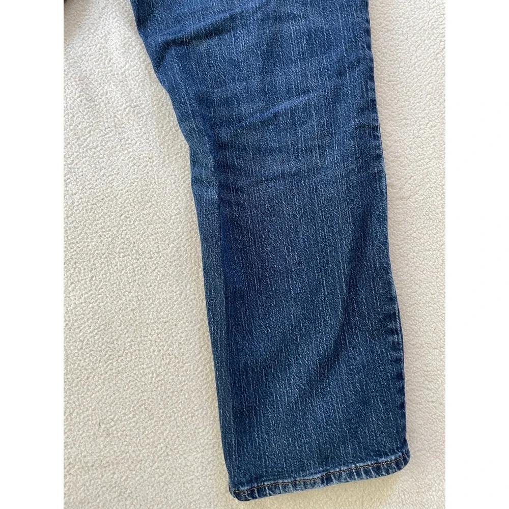 Hemmed Levi's Mens 40 x 27 559 Relaxed Straight Jeans Blue Medium Wash Denim